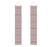 Banner rosso bianco a scacchi per il Ringraziamento,Banner per interni per porta d'ingresso,Per tutte le celebrazioni