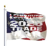 Banner Sono sopravvissuto alla guerra commerciale del 2025 Guerra commerciale e tariffe Divertente Grande