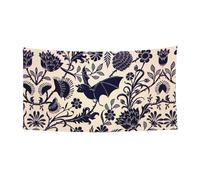 Banner stampato con motivo pipistrello su un lato per decorazioni festive, compleanni, anniversari, matrimoni, festività