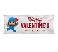 BANNER STRISCIONE ANNIVERSARIO - BUON SAN VALENTINO mod 5 - BANNER/CARTA