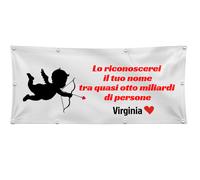 BANNER STRISCIONE ANNIVERSARIO - BUON SAN VALENTINO mod 6 - BANNER/CARTA