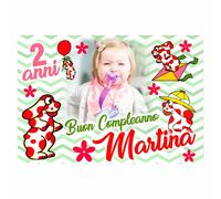 BANNER STRISCIONE COMPLEANNO - La Pimpa - PERSONALIZZATO