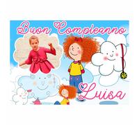 BANNER STRISCIONE COMPLEANNO - Nina e Olga - PERSONALIZZATO
