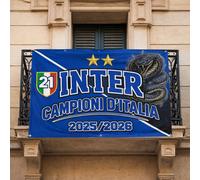 Banner Striscione con Occhielli In PVC per esterno Inter Campione d'Italia 2026