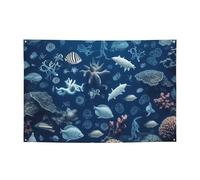 Banner subacqueo con vita marina decorazione per feste sfondo bandiera festa di compleanno fotografia sfondo decorazione banner e segni decorazione da parete banner forniture per feste bomboniere 180