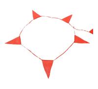 Banner Tessuto Bunting Decorazioni Feste Per Bandiere Con Stendardi