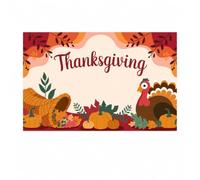 Banner Thanksgiving Autunnale in Tessuto, Stile 01