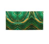 Banner versatile per feste con stampa geometrica nera e ora,Migliori bandiere banner per eventi,Decorazioni per feste di compleanno