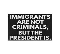 Bannière Gli Immigrati Rendono Grande L'America Gli Immigrati Fanno La Differenza Colore Vivido Bandiere Pirata Coutures Doubles Garden Flag Per Home Raduni Interno 3X5Ft