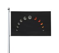 Bannière Il Processo Dei Cambiamenti Lunari Durevole Bandiere Pirata Decor Garden Flag Per Parata Bar Activités Sportives 3X5Ft