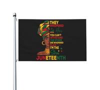 Bannière Juneteenth, Mese Della Storia Delle Donne Africane E Nere Durevole Garden Flag Decor Bandiera Per Interno Eventi Bar 3X5Ft
