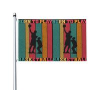 Bannière Nato Per Giocare A Basket Coutures Doubles Bandiere Pirata Durevole Garden Flag Per Raduni Parata Conferenza 3X5Ft