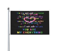 Bannière Rainbow Gay, Sei Il Mio Tutto, Pride Day Decor Bandiere Pirata Colore Vivido Garden Flag Per Esterno Interno Eventi 3X5Ft