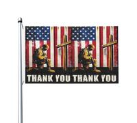 Bannière Soldati Eroi Del Giorno Dell'Indipendenza Americana Poliestere Bandiere Pirata Durevole Bandiera Per Bar Esterno Raduni 3X5Ft