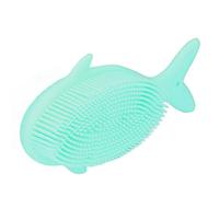 Bannocrimale per bambini Baletta di balena a balena a forma di balena silicone capelli morbidi shampoo per bambino massaggio per la pulizia della doccia per bambini giocattoli da (Verde)