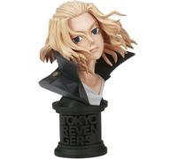 Banpresto Tokyo Revengers Faceculptures Manjiro Sano Figure 10 Cm Nero