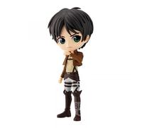 Banpresto Attack On Titan - Qposket - Eren Yeager A - Figurine 14 cm, Black, One