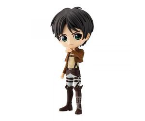 Banpresto Attack On Titan - Qposket - Eren Yeager A - Figurine 14 cm, Black, One