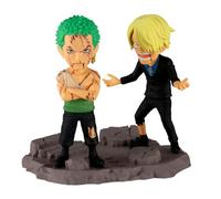 Banpresto BP29523P Action Figure Roronoa Zoro & Sanji '...Nothing...At All' One Piece, World Collectable Log Stories 8 cm, Multicolore, Figura da collezione, Ottimale per i Fan degli Anime