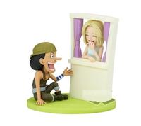 Banpresto World Colletable Log Stories Usopp & Kaya One Piece Figure 7 Cm Giallo