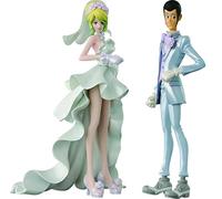 Banpresto Coppia Figure Lupin e Rebecca ROSSELLINI Wedding Version Normal Color 15cm Serie Creator X Creator da Lupin Terzo 3rd III