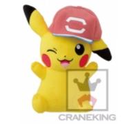 Banpresto Craneking Pokemon Sun And Moon Pikachu With Hat Type B Plush Doll 30 c