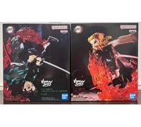 Banpresto Demon Slayer-Kyojuro Rengoku/Tanjiro Kamado Vibration Stars Plus