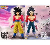 Banpresto - Dragon Ball GT - Super Saiyan 4 Vegeta/Goku Solid Edge Works Figure