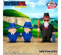 Banpresto - Dragon Ball - Sofvimates ~ Son Goku/Krillin/Kame sennin (stile tuta)