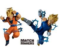Banpresto-Dragon Ball Z-Super Saiyan 2 Goku vs Majin Vegeta Match Makers Figure