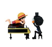 One Piece Luffy & Brook Word Collectable Stories Figura 8cm Banpresto