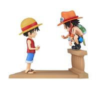Banpresto Figura d'azione Monkey D. Luffy & Portgas D. Ace One Piece - World Col