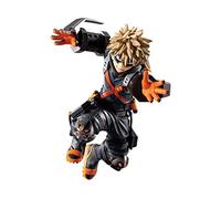 Banpresto - Figurina Katsuki Bakugo, serie My Hero Academia The Movie World Heroes Mission The Amazing Heroes