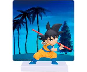 Banpresto - Figurine DBZ Dragon Ball - Daima Son Goku Mini Figure with Panel 7cm - 4983164897234