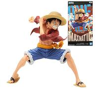 Banpresto - Figurine One Piece - Cappello di Paglia Rubber The Monkey D Luffy Maximatic 17cm - 4983164166354, Multicolore