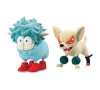 BANPRESTO My Eroe Accademia Soffice Puffy Dexeep & Bakudog Figura Set Di 2 Japan