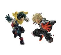 Banpresto My Hero Academia Figura Ver.2 Midoriya & Bakugo 2 Set GiGO Limitato