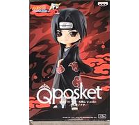 Banpresto Figure Itachi Uchiha Naruto Shippuden Q Posket 14 Cm Nero