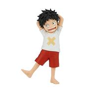 Banpresto One Piece Film Red Dxf The Grandline Series Monkey D Luffy Child Figure Arancione