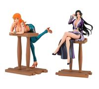 Banpresto One Piece GRANDLINE JOURNEY SPECIAL Nami E Boa Hancock Set Di 2 Figure