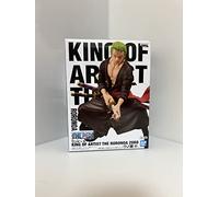 Banpresto One Piece King of Art The RORONOA ZORO wanokuni PVC Figura 18cm