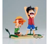 Banpresto ONE PIECE - Luffy & Nami WCF-Log Stories 7cm