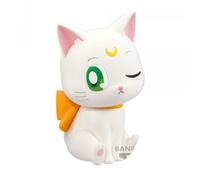 Banpresto Cosmos Fluffy Puffy Artemis Big Ribbon Pretty Soldier Sailor Moon Figure 7 Cm Bianco