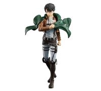Banpresto Statuetta Azione Levi Attack On Titan - Grandista 27 cm - BP29876P Multicolore - Figura da collezione - Ideale per gli appassionati di Anime