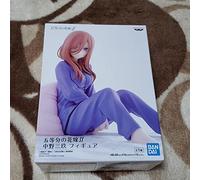 BANPRESTO THE QUINTESSENTIAL QUINTUPLETS NAKANO MIKU Pajamas PVC Figure 10cm