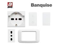 BANQUISE S45 SISTEMA 45 AVE BIANCO 45B90 45B10 USB PRESA SCHUKO 45B06