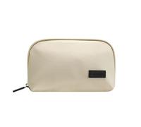 Bansga Borsa Organizer per Elettronica, Borsa Portacavi per Accessori da Viaggio, Borsa Tecnologica Organizzatrice di Cavi per Accessori, Caricabatterie, Adattatori (Beige)