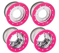 Banshee 350 Warrior 350 Ruote Anteriori Posteriori Beadlock 10x5 10x8 Alba PK 41