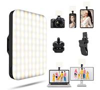 BANSINE - Luce per selfie USB ricaricabile, per foto con 97+ CRI, luce selfie per iPhone fino a 6500 K, luce fotografica per selfie, zoom conferenza, trucco e live streaming