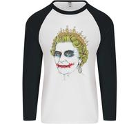 Bansky Il Regina Posa come Il Joker Uomo L/S Baseball T-Shirt